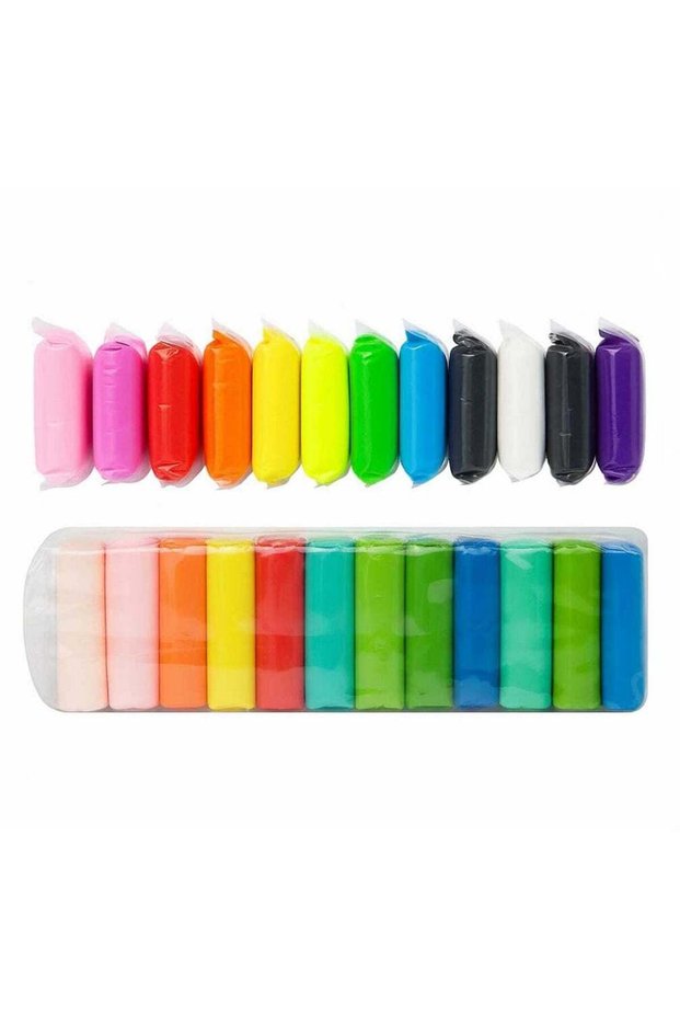 Air-Dry Clay Kit for Kids, 48 Colours Soft Lightweight Modelling Clay with 3 Sculpting Tools, Creat