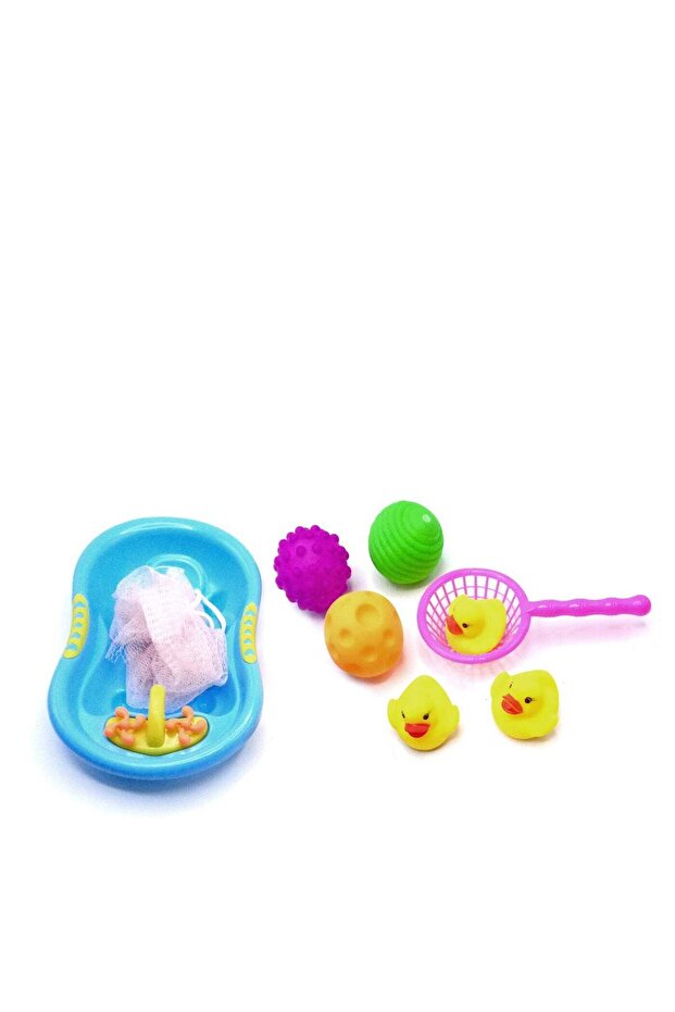 Vinyl Duck Bath Set for Kids Fun Floating Rubber Ducks Safe & Non Toxic Bath Time Play Toys for Bab