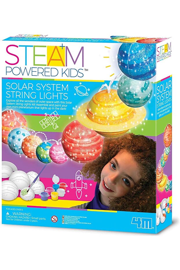 Steam Powered Kids - Solar System String Lights