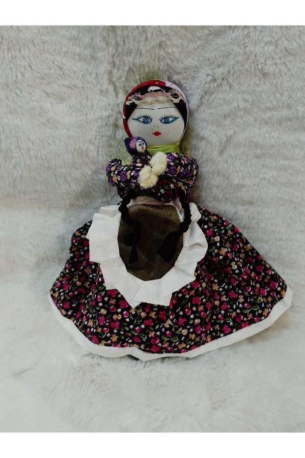 Cappadocia Geographical Trademarked Traditional "Baby Sleeping Model" Handmade Toy Cloth Doll B36Z