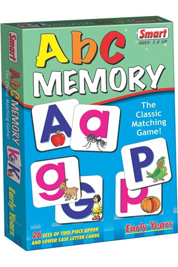 Creative’s Smart ABC Memory Game for Preschool Kids – Match Upper & Lowercase Alphabet Letters – Ed