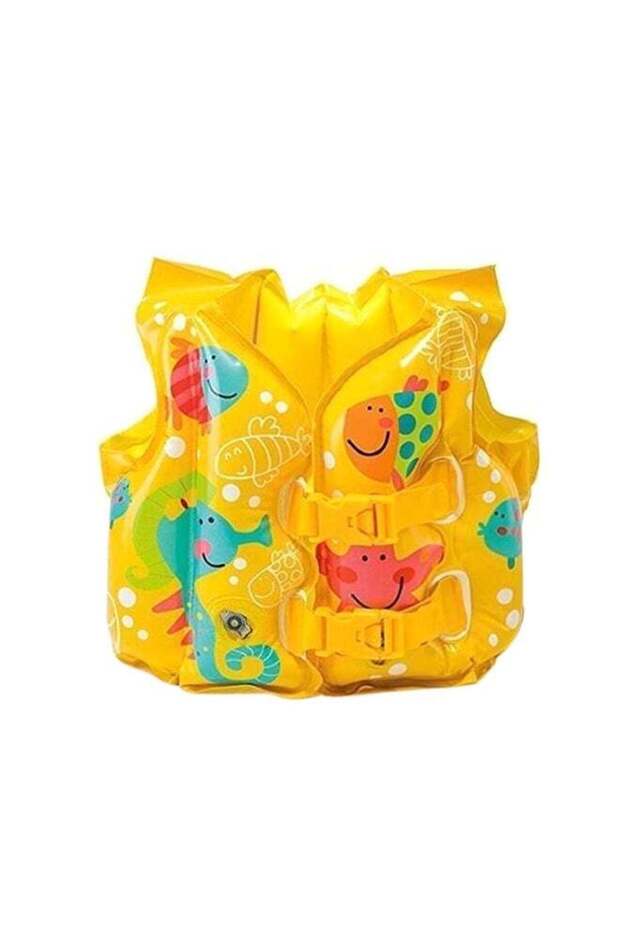 Fish Printed Inflatable Swim Vest 16 x 12inch