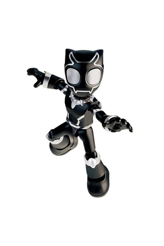 Marvel Spidey Amazing Friends Black Panther Building Kit | Amazing Level 02 T’Challa Action Figure