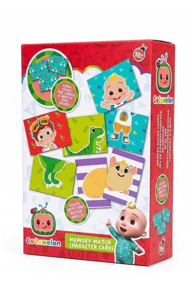 CoComelon Memory Match Character Cards – Kids Matching Game, Early Learning Activity Cards