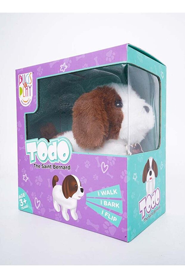 Pugs at Play Flipping Todo xx Battery Operated – Interactive Electronic Pet Toy for Kids Ages 3+