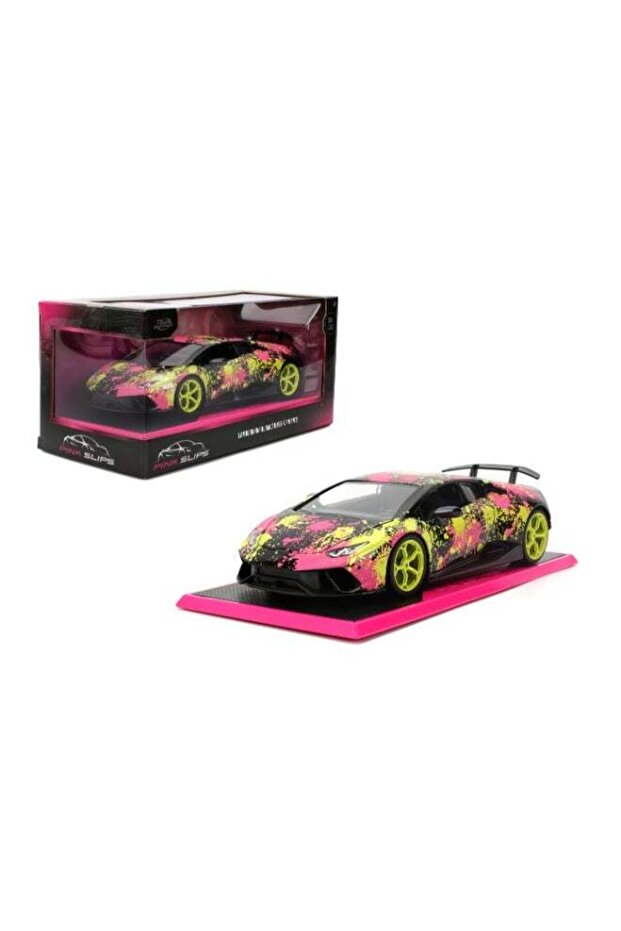 JADA Pink Slips 1:24 - Lamborghini Huracan, Die-Cast Car with Base, Toys for Kids and Adults