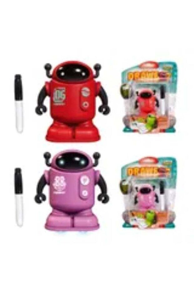 Sam Toys - Drawbot Line Tracker Robot Toy For Kid - 1 Pc - Color May Vary