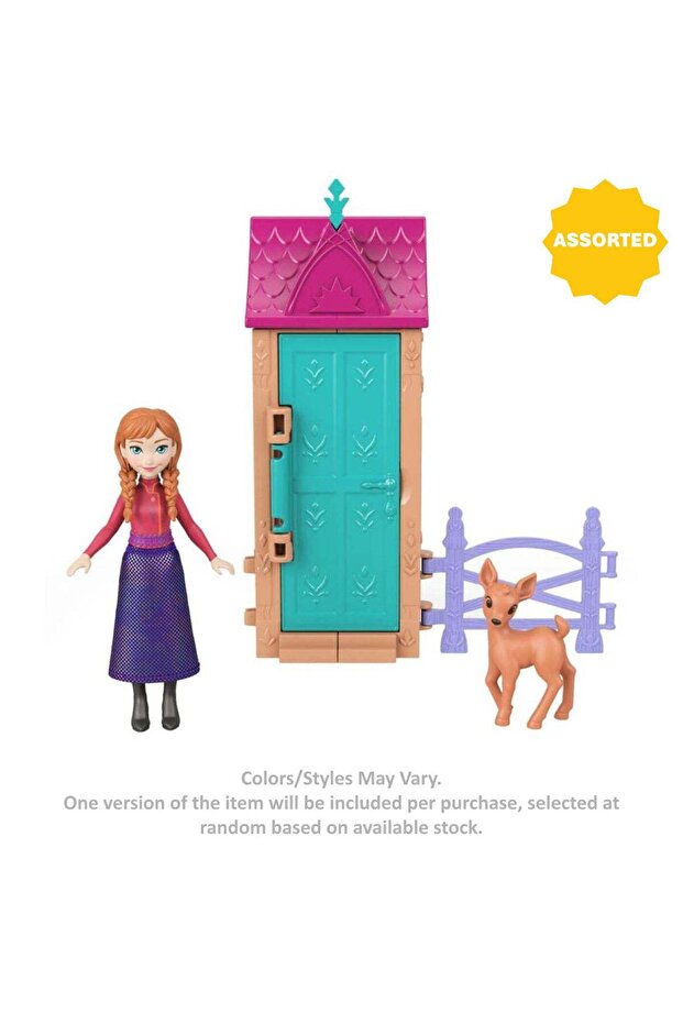 Disney Frozen Storytime Stackers Arendelle Village Small Doll Playset (8.89 cm, Assorted)