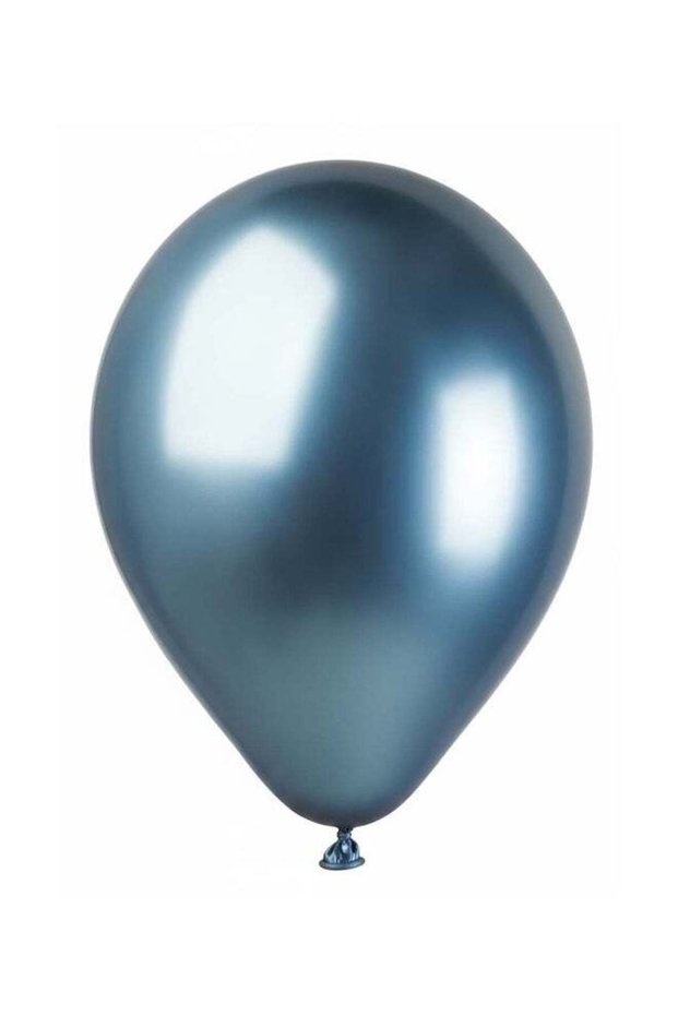 Shiny Blue Metallic Balloons 5 Inch – Pack of 100 Chrome Balloons for Party, Wedding & Birthday Dec