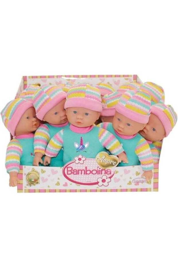 Bambolina Amore 20Cm Soft Baby Doll Assorted In Pdq