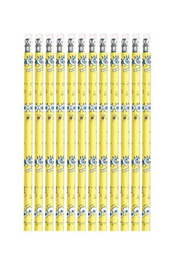 12-In-1 SpongeBob Party Pencil Set Birthday Gift Toys, Return Gifts for Party