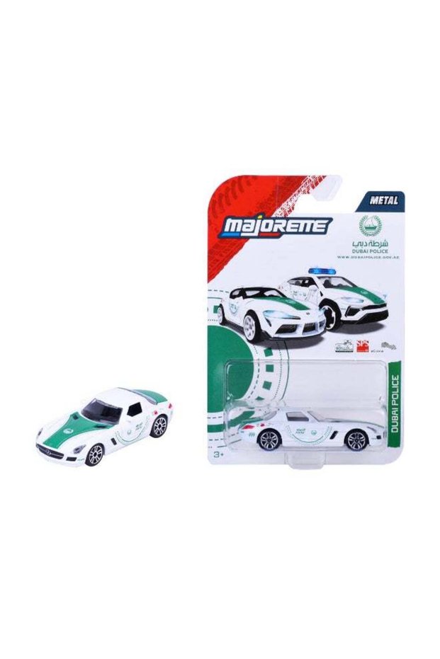 Majorette Dubai Police Single Pack Die Cast – Mercedes SLS (1:64 Scale) – Die-Cast Toy Car for Kids