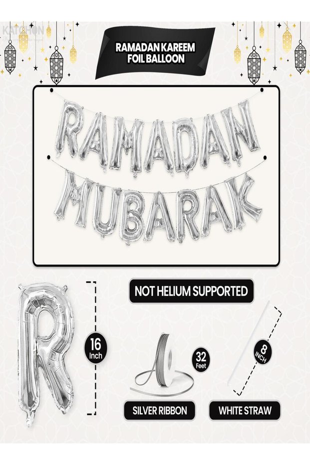 Banner Balloons Silver PACK OF 1