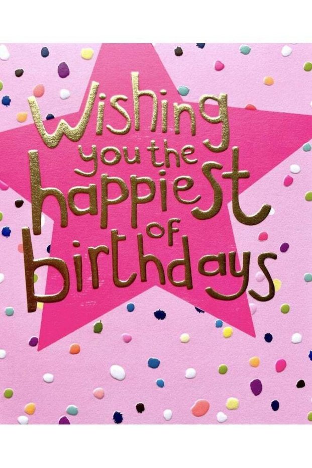 UK Greetings Wishing You The Happiest of Birthdays Card