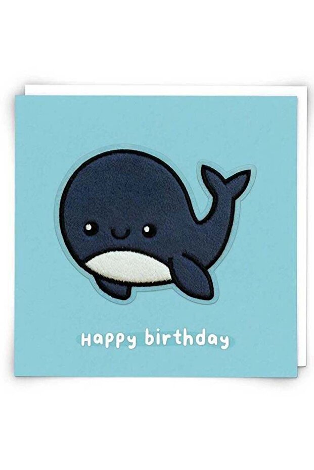 Redback Moji Collection Wilbur Whale Greeting Card