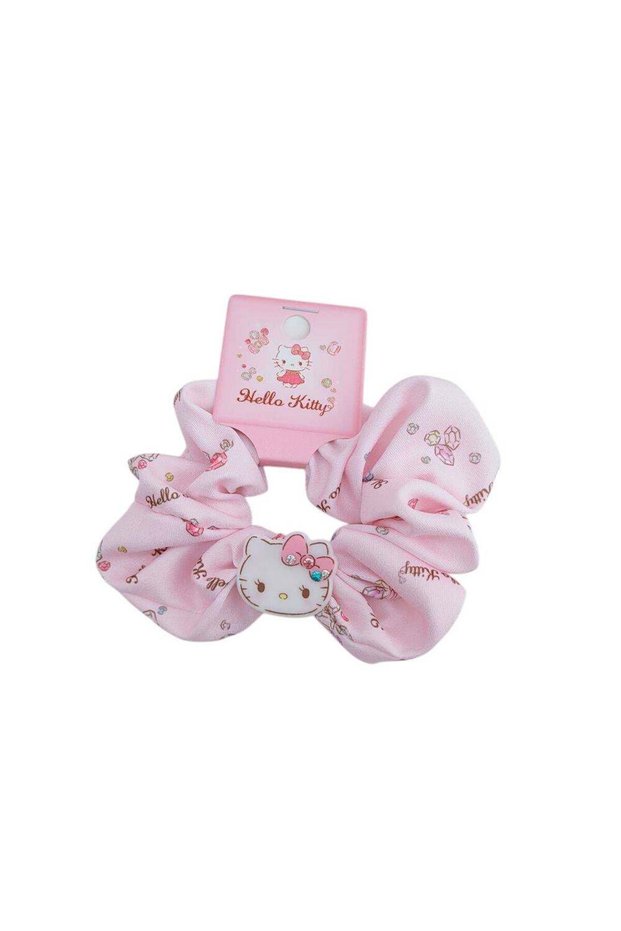 Sanrio Hello Kitty and Friends Hello Kitty Charm Hair Scrunchie (Pink)