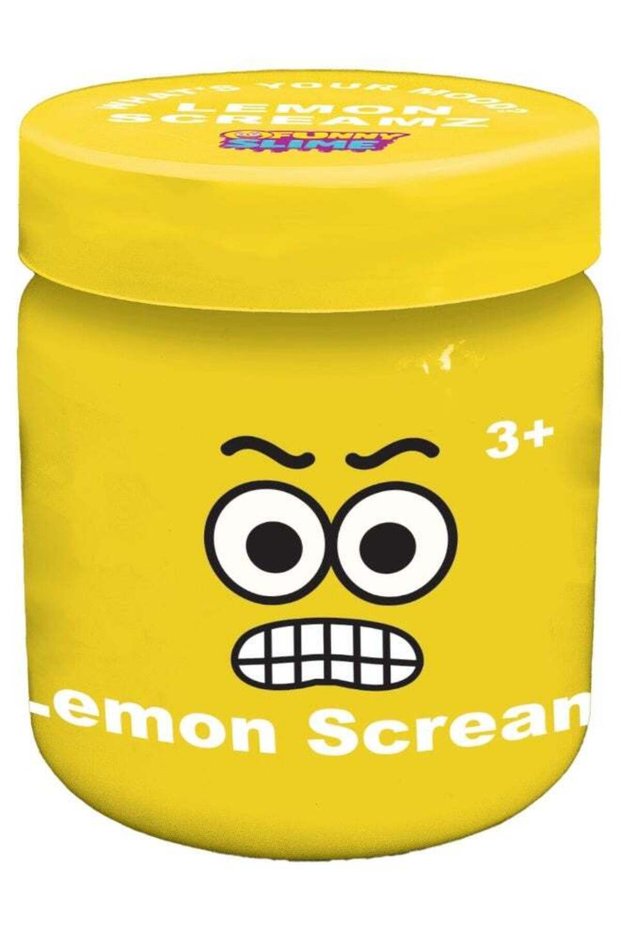 SlimeTime Funny Face, 200g Slime (3+) - Lemon Screamz