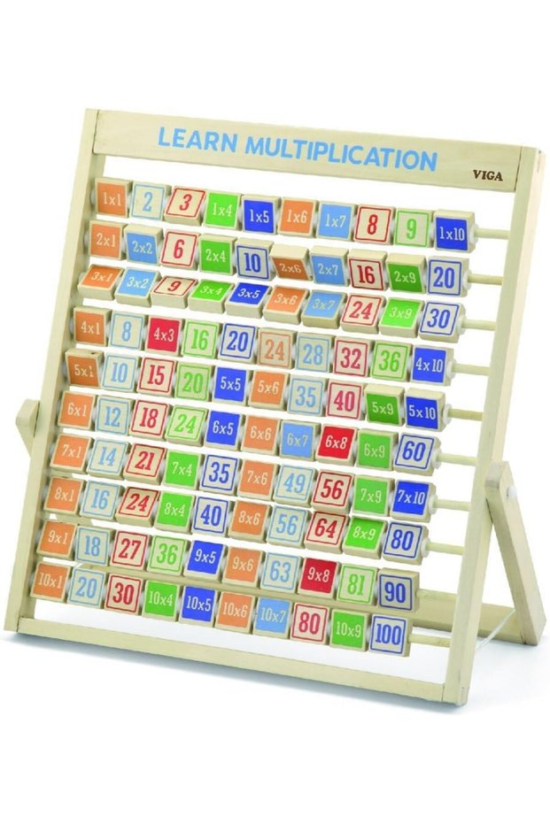 VIGA Toys 50036 Learning Multiplication Multi-Coloured