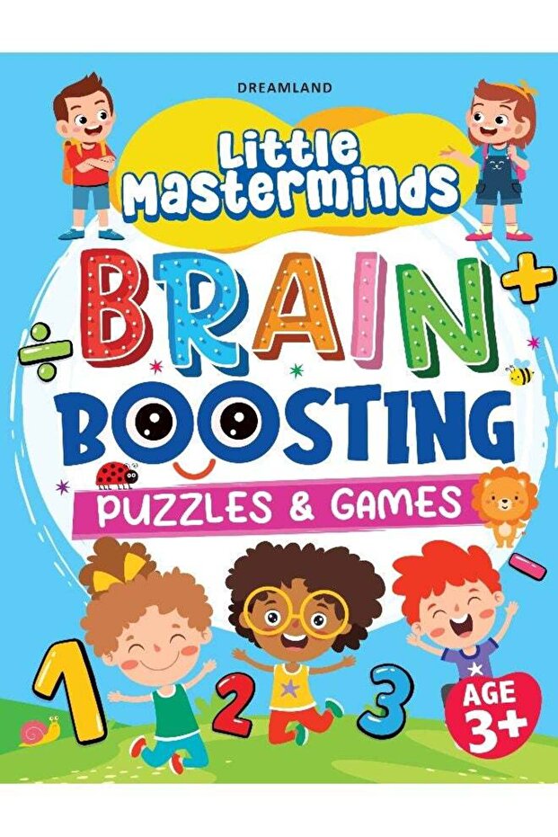 Little Masterminds: Brain Boosting Puzzles & Games Activity Book for Kids Age 3 and Up