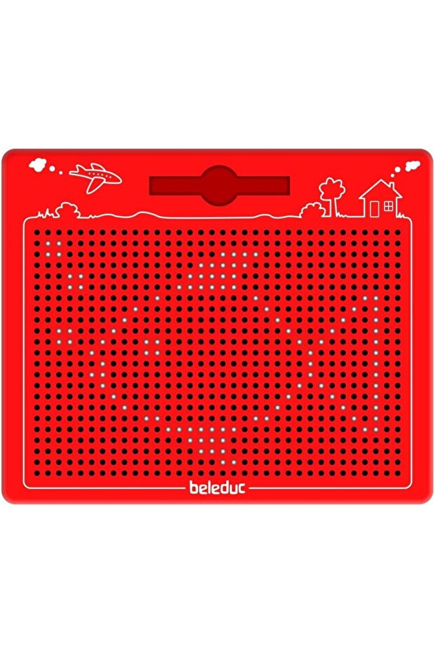 Beleduc Magical Magnetic Drawing Board for Kids with Magnetic Pen & Metal Balls, Reusable Education