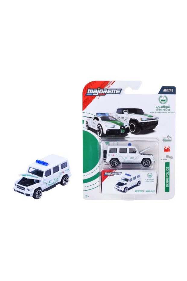 Majorette Dubai Police Deluxe Series Single Pack Die Cast – MERCEDES-AMG G 63 (1:64 Scale) – Die-Ca