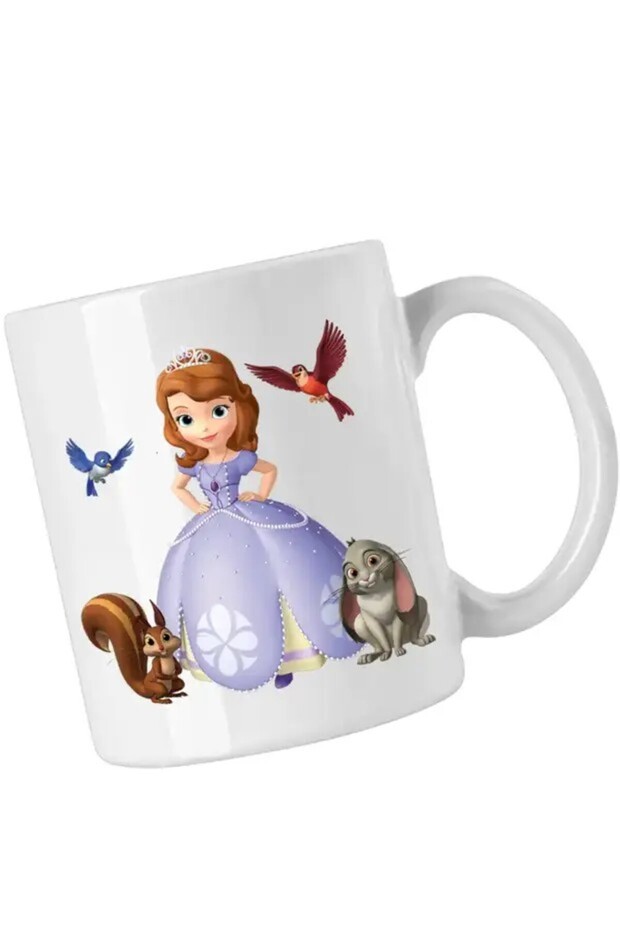 Sofia the First Mug Squirrel Bunny Birds, Sofia First