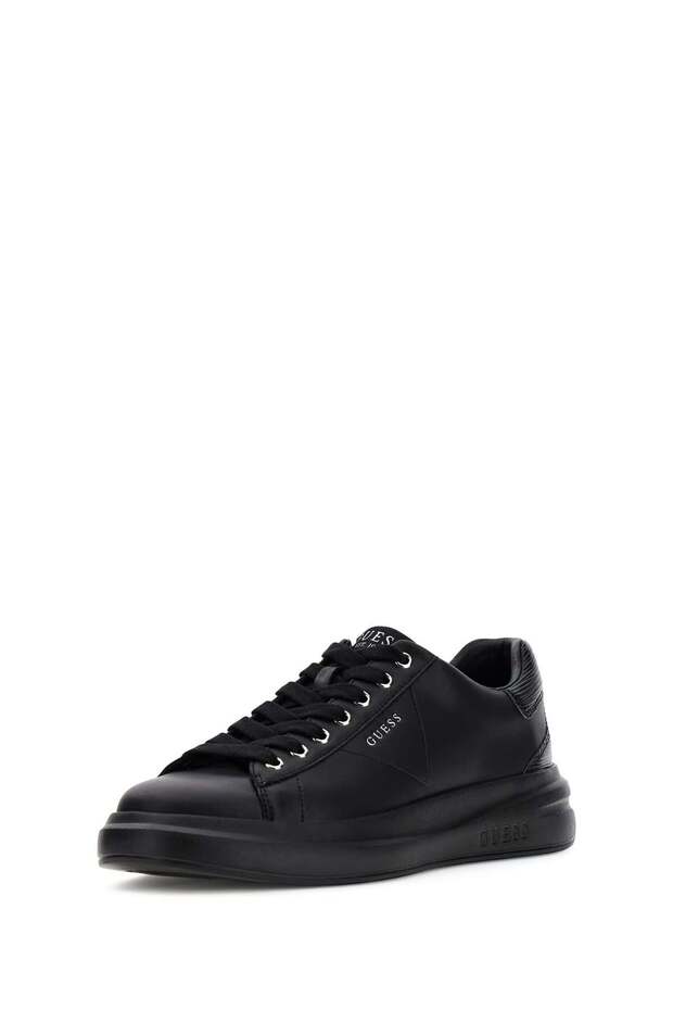 Elba Men's Leather Black Sneaker