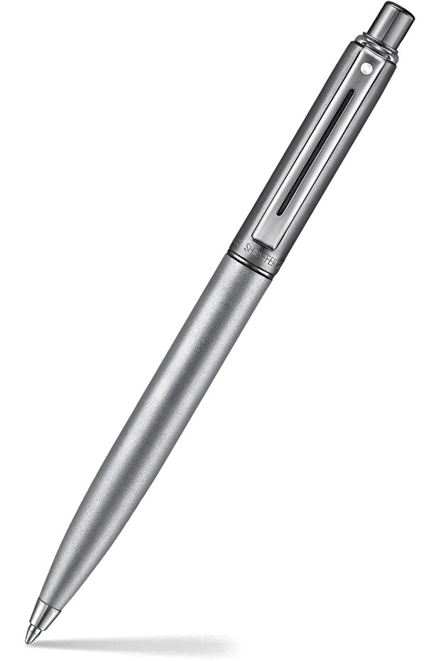 Sentinel Ballpoint Pen Satin Lead Gray Silver