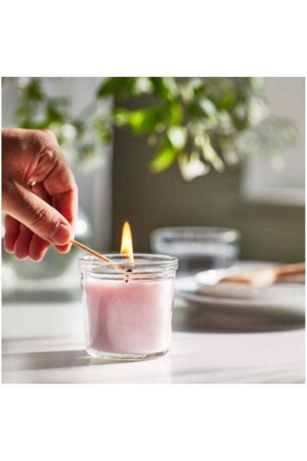 LUGNARE Scented Candle with Jasmine, Pear, Ginger & Lily of the Valley, Plant-Based Wax