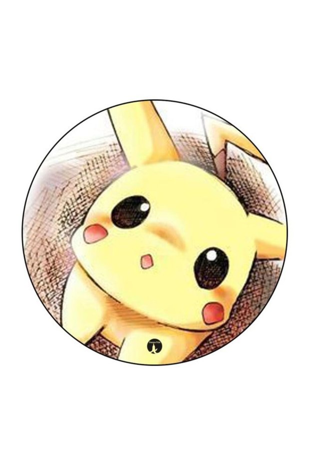 Pokemon Printed Fridge Magnet Yellow/Black/Brown