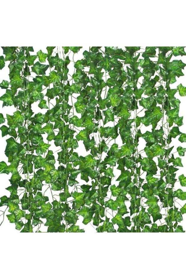 12 Pack Artificial Ivy Garland, Fake Hanging Vines UV Resistant, Faux Green Leaves Long Artificial