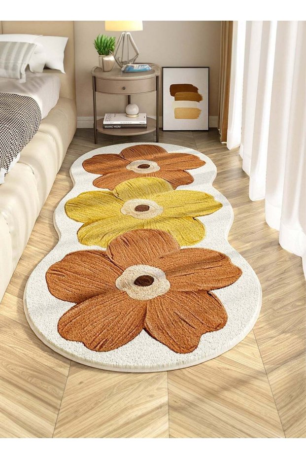 Irregular standard flower mattress carpet, used for anti slip carpets in rooms and living rooms, ca