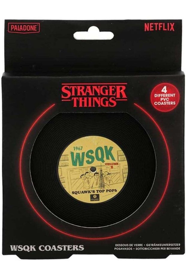Paladone - Stranger Things Season 5 WSQK PVC Coasters Pack of 4