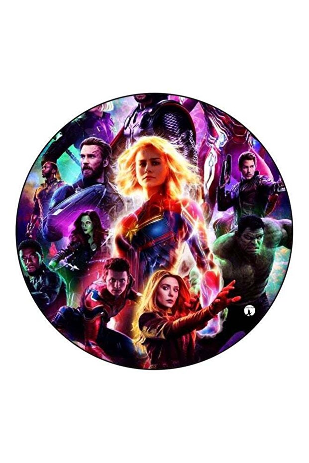 Marvel's Avengers Printed Fridge Magnet Purple/Yellow/Green 5.5cm