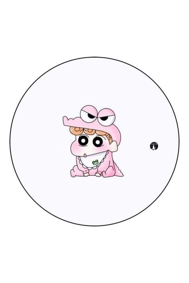 Cartoon Printed Fridge Magnet White/Pink/Beige 5.5cm