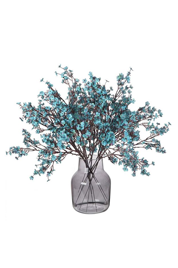 6 Pcs Realistic Artificial Babys Breath Bouquet Faux Gypsophila Silk Flowers for Centerpieces Home