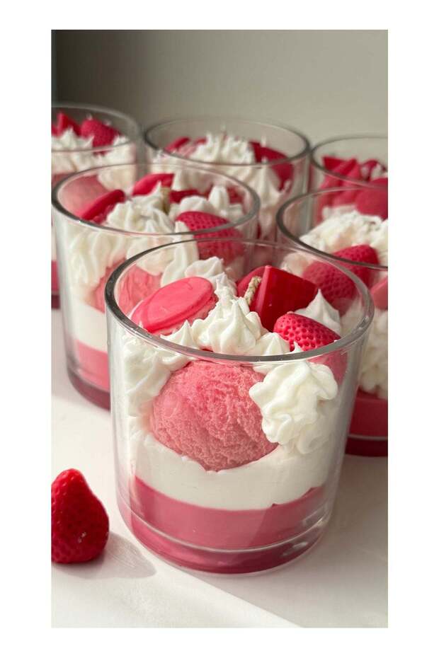 Whipped Cream Vanilla Scented Jar Candle with lid - 350 gms (12.3 oz) | 100% Soy Wax | Vanilla Frag