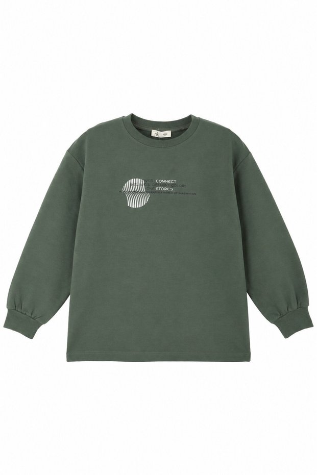 42309 Wind Sweat Boys Khaki