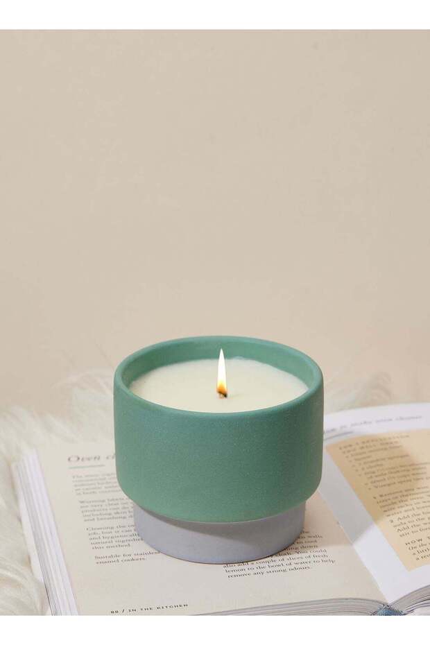 6Oz Green Ceramic Saltwater Suede