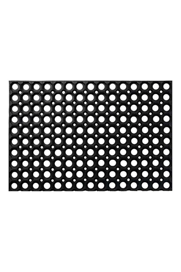Durable Black Rubber Pad | 60 x 40 cm | 22mm Depth | Grip-Enhanced, Moisture-Resistant, Impact-Cush