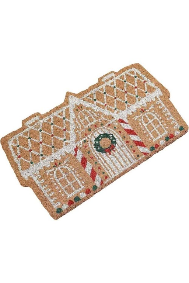 Welcome Doormat, Outdoor Floor Mat for Porch Décor, Non-Slip Festival Decoration, Dirt Trapper Indo