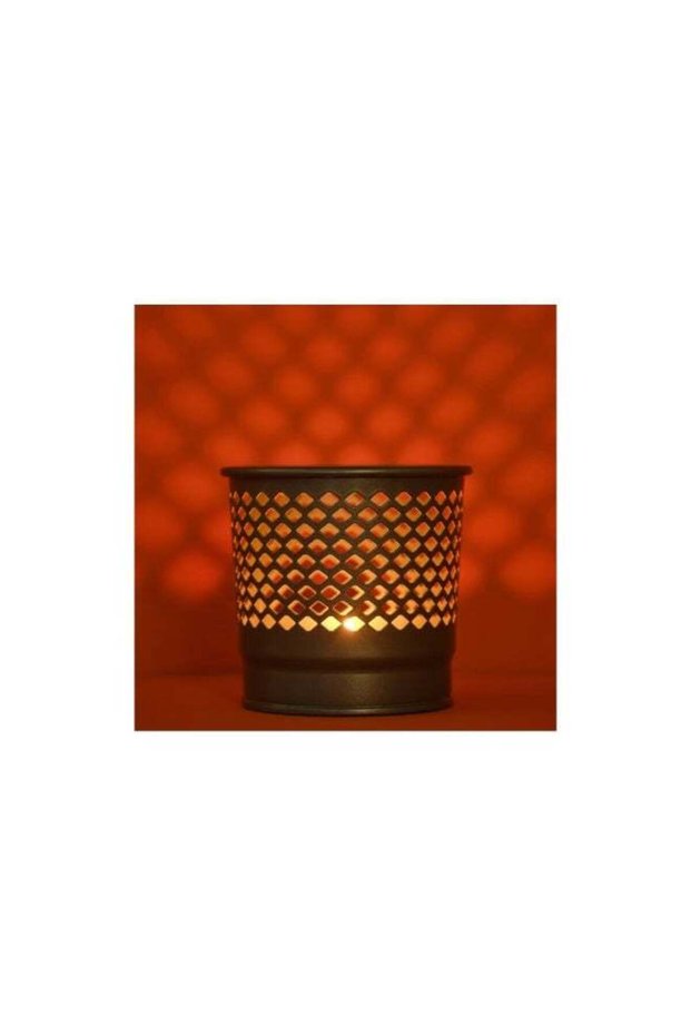 BERGGRAN Candle holder, grey, 9 cm