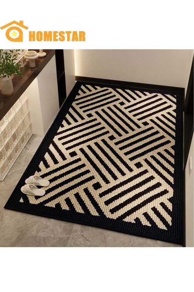 Door Mat, Indoor Non-Slip Absorbent Mat, Resist Dirt Entryway Rug, for Indoor, Outdoor, Front Door,