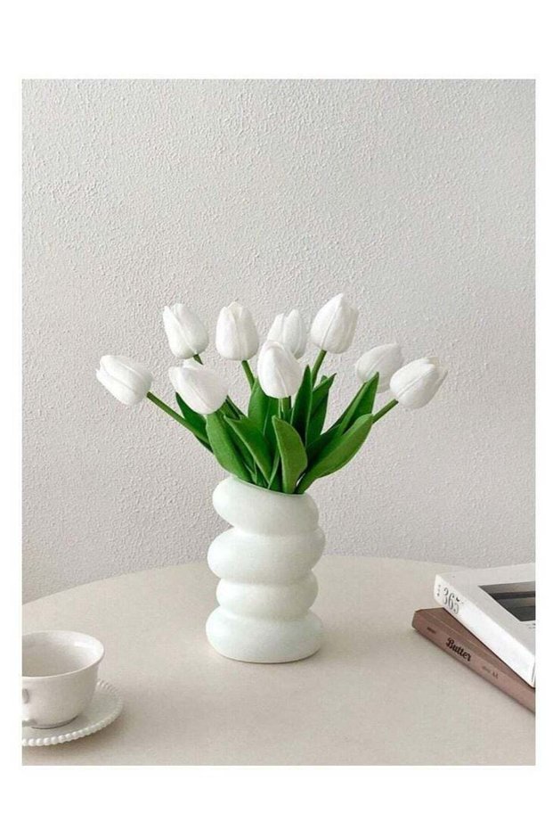3pcs Artificial Tulip Flowers for Ramadan Home Decor