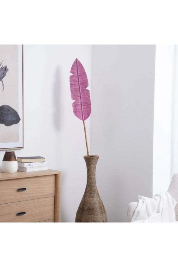 Dried Water hyacinth Bamboo Leaf Stick 20x2x200cm - Pink - 221CWA9900080