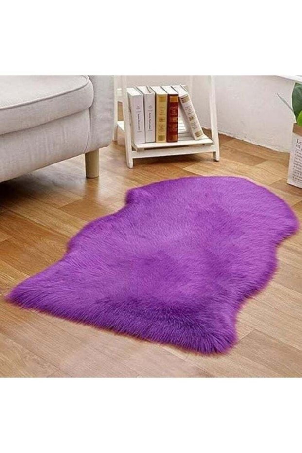 Harmony Home Ultra-Soft Fluffy Rug Faux Sheepskin Fur Area Rug Shaggy Couch Cover Seat Cushion Furr