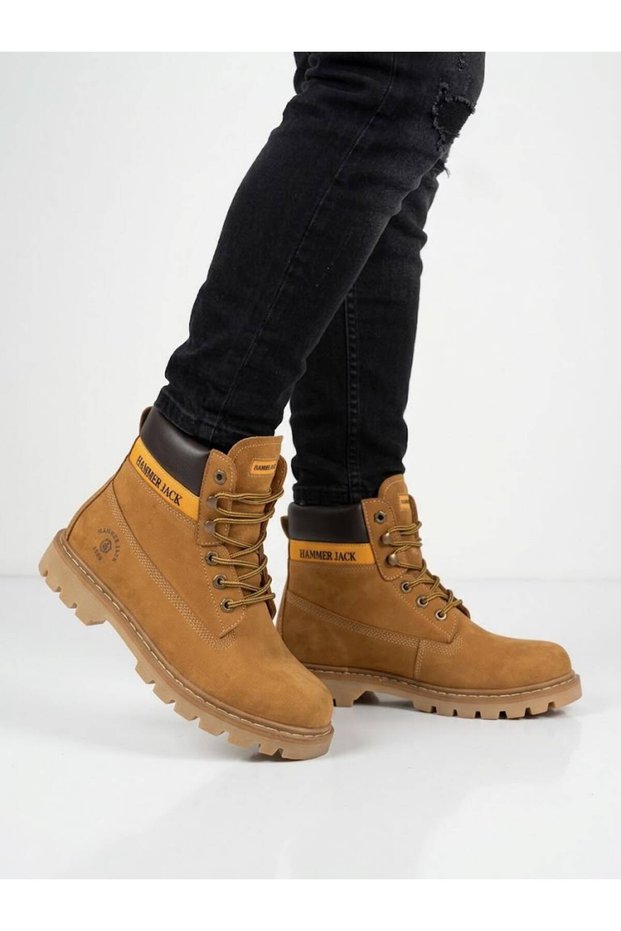 أحذية رجالية من الجلد الطبيعي القرفة Nubuck