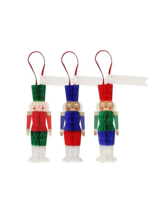 Honeycomb Nutcracker Hanging Decoration Tags