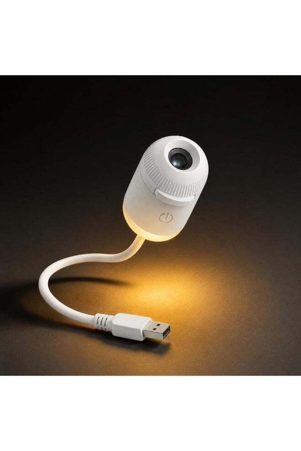 2-in-1 Galaxy Projector Night Light, USB Starry Sky Projector with 1 Projection Slide, LED Galaxy L
