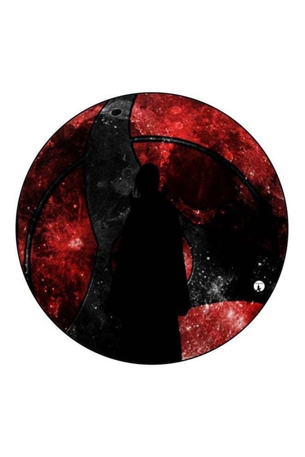 Cartoon Printed Fridge Magnet Black/Red 5.5cm